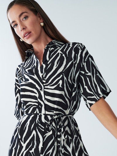 BWLDR Haljina 'Elle' u crna / bijela, Pregled proizvoda