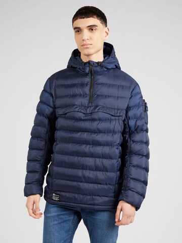 ALPHA INDUSTRIES Overgangsjakke i blå: forside