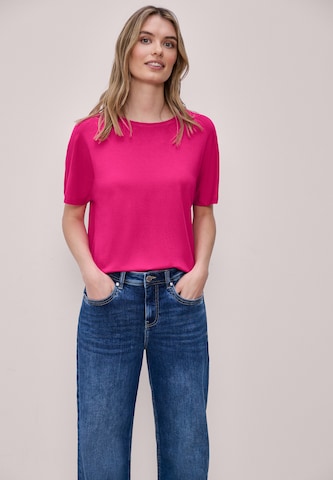 STREET ONE Shirt in Pink: front