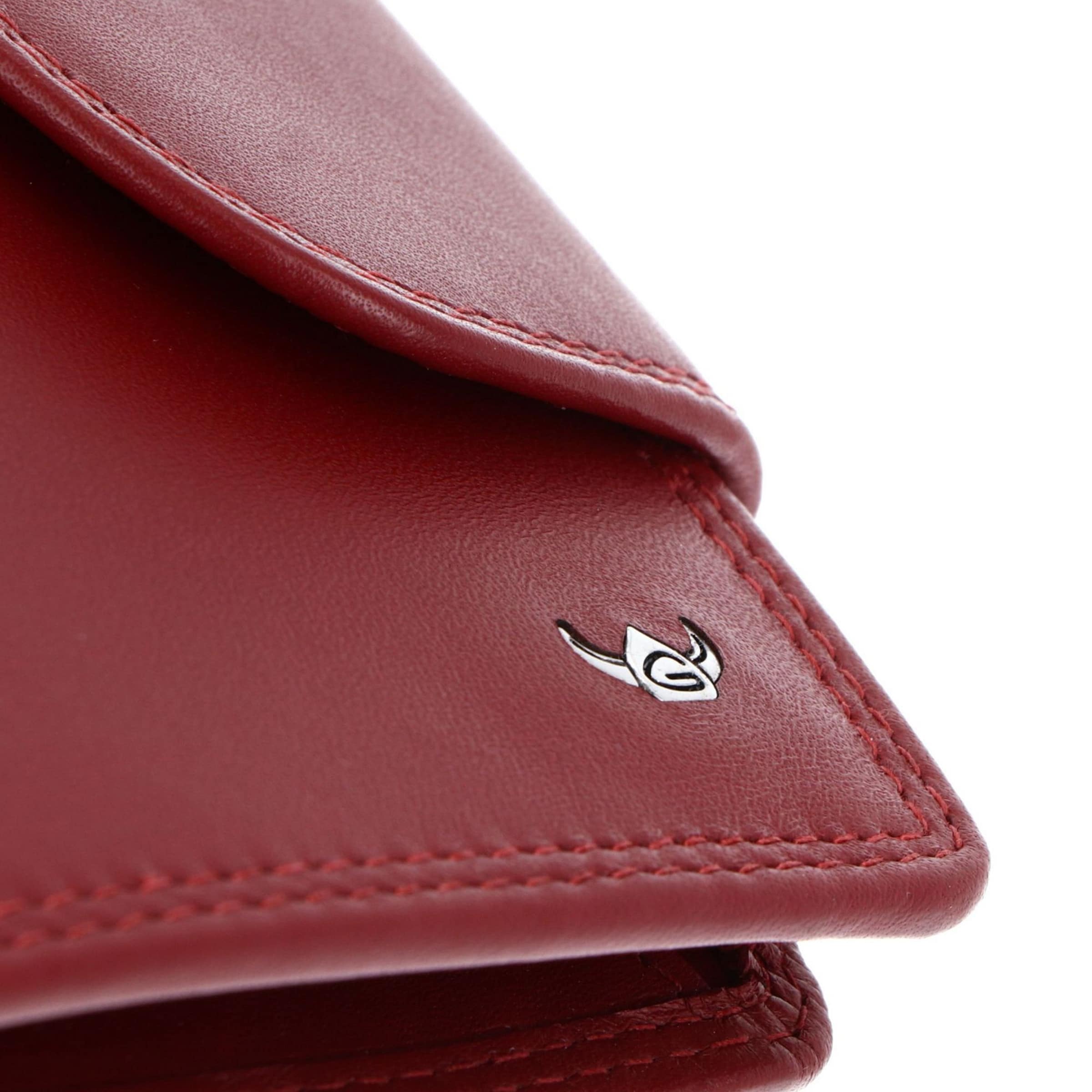 GOLDEN HEAD Wallet 'Polo' in Red