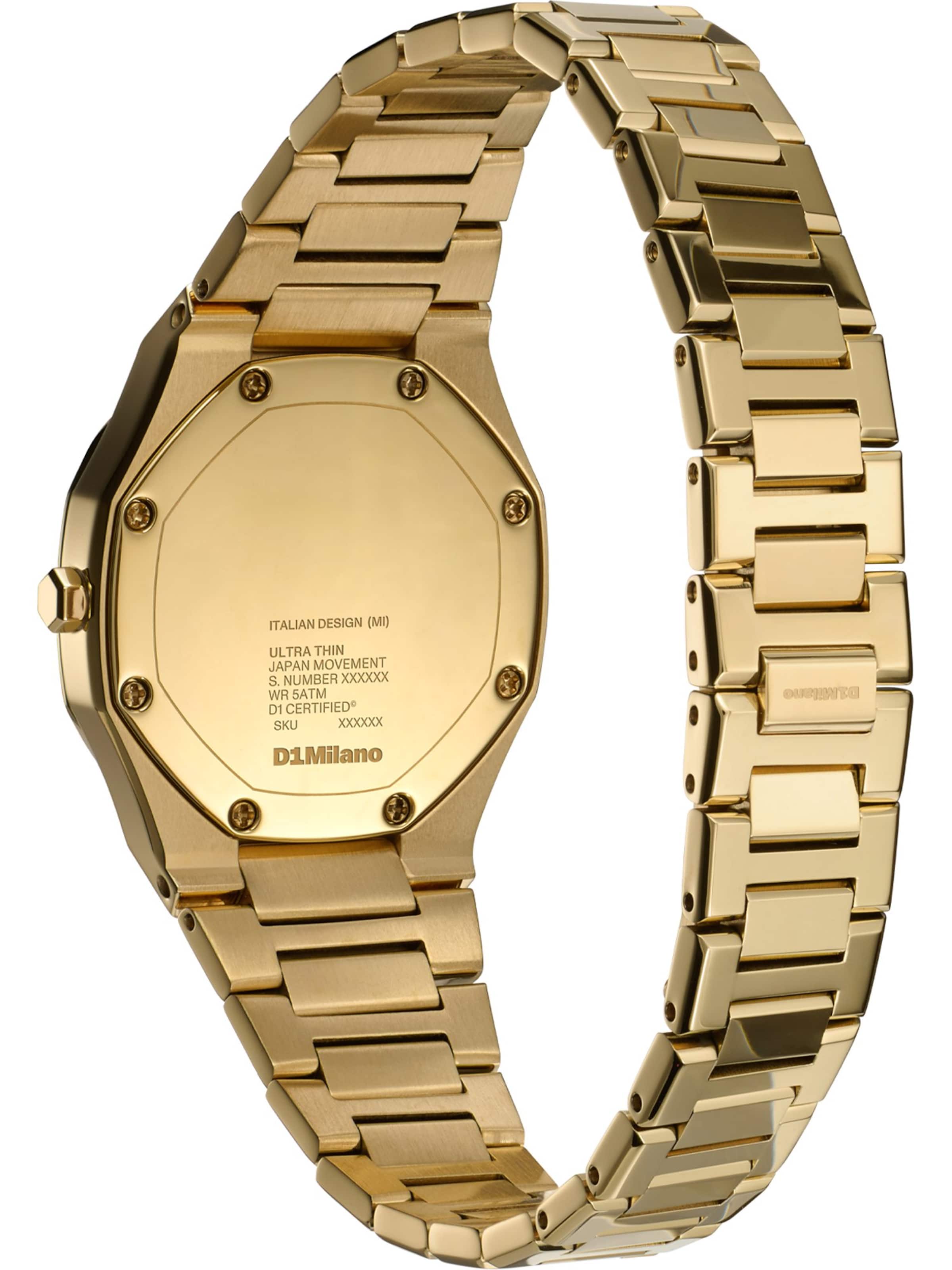 D1 Milano Analog Watch in Gold