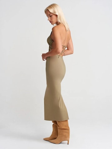 Dilvin - Vestido em verde