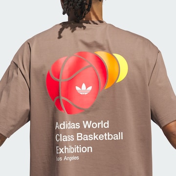 ADIDAS ORIGINALS Shirt 'Q3' in Brown