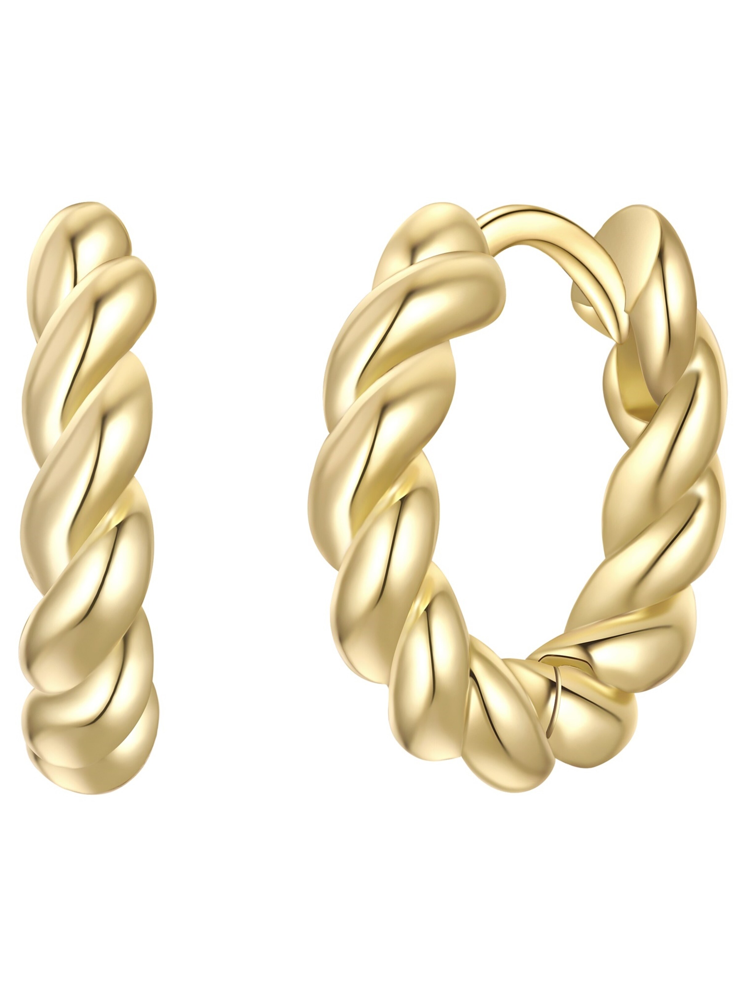 Orecchini di Yokoamii in oro: frontale