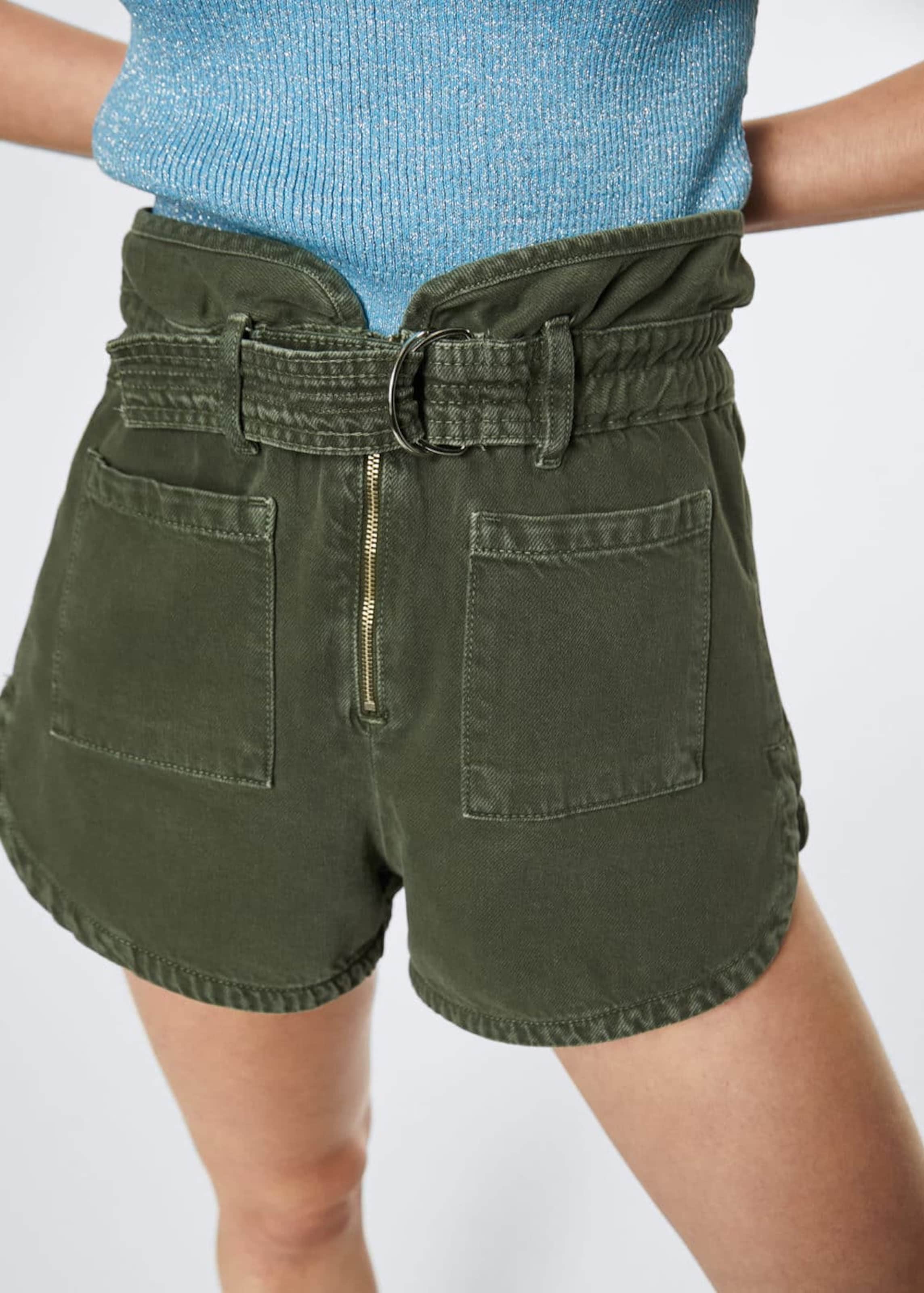 Frauen Jeans MANGO Shorts 'Emily' in Khaki - AV36911 Frauen Jeans MANGO Shorts 'Emily' in Khaki - AV36911