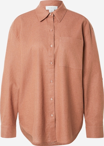 Calvin Klein Jeans Pusero värissä ruskea: etupuoli