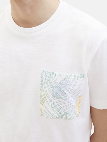 T-Shirt TOM TAILOR en blanc