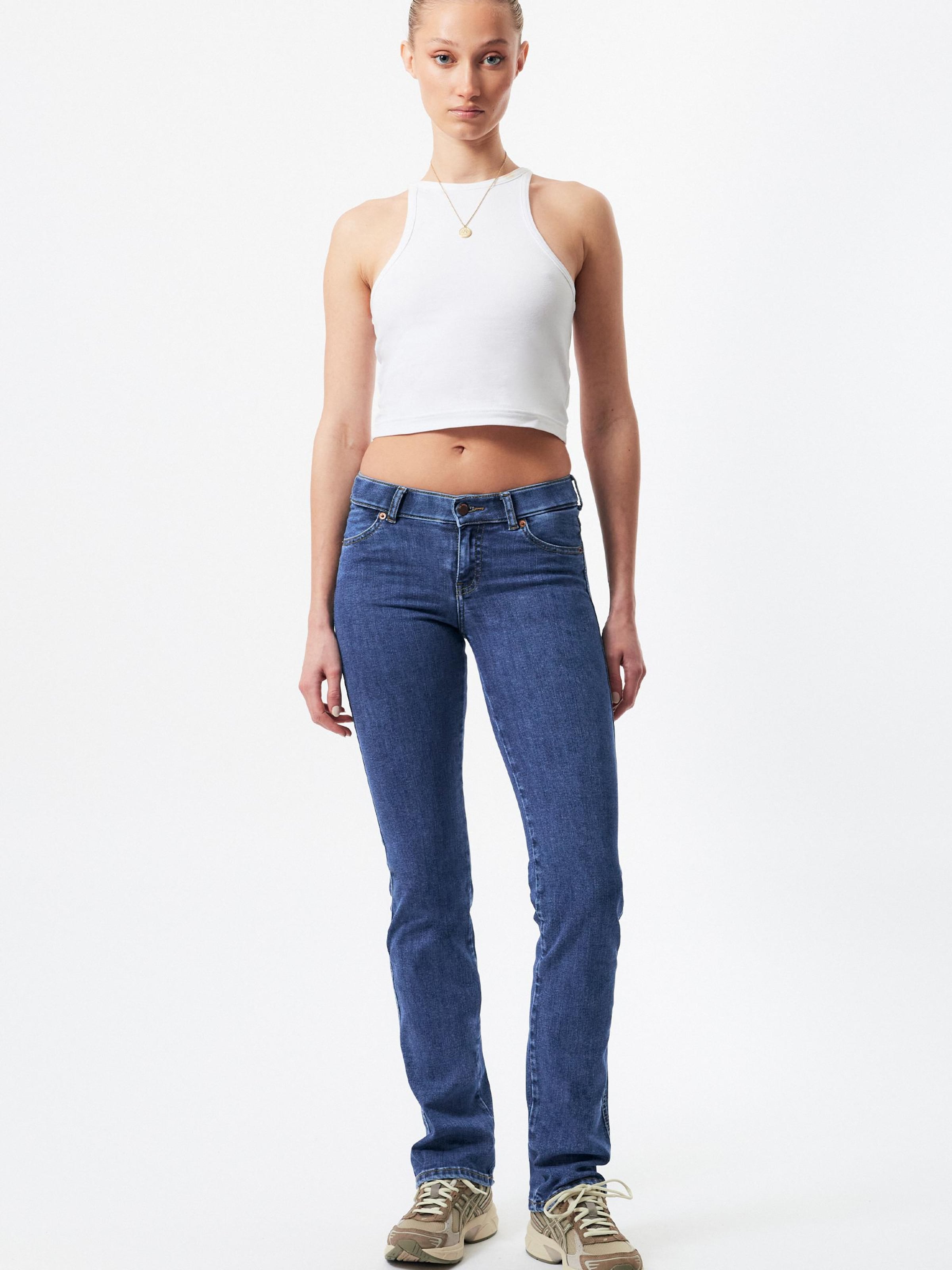 Dr. Denim Skinny Jeans 'Dixy Straight' in Blue: front