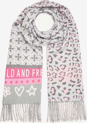 Zwillingsherz Scarf 'Cairo' in Grey: front