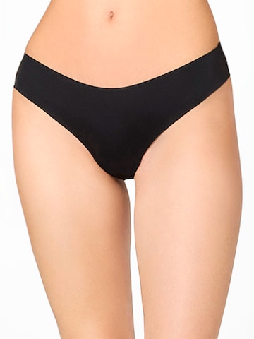 Slip ' Invisible Seamless ' Nur Die en noir : devant