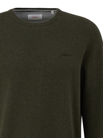 s.Oliver Pullover 'Basic'‌‌‌‌‌‌‌‌ in Grün