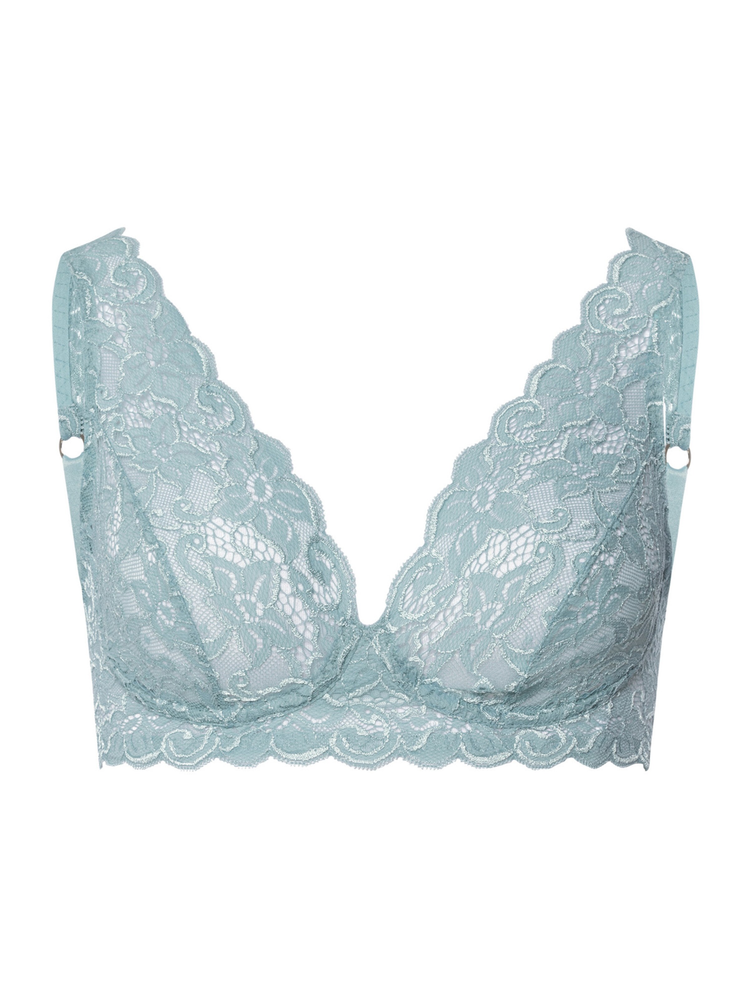 Hanro - Soutien ' Moments ' em azul: frente