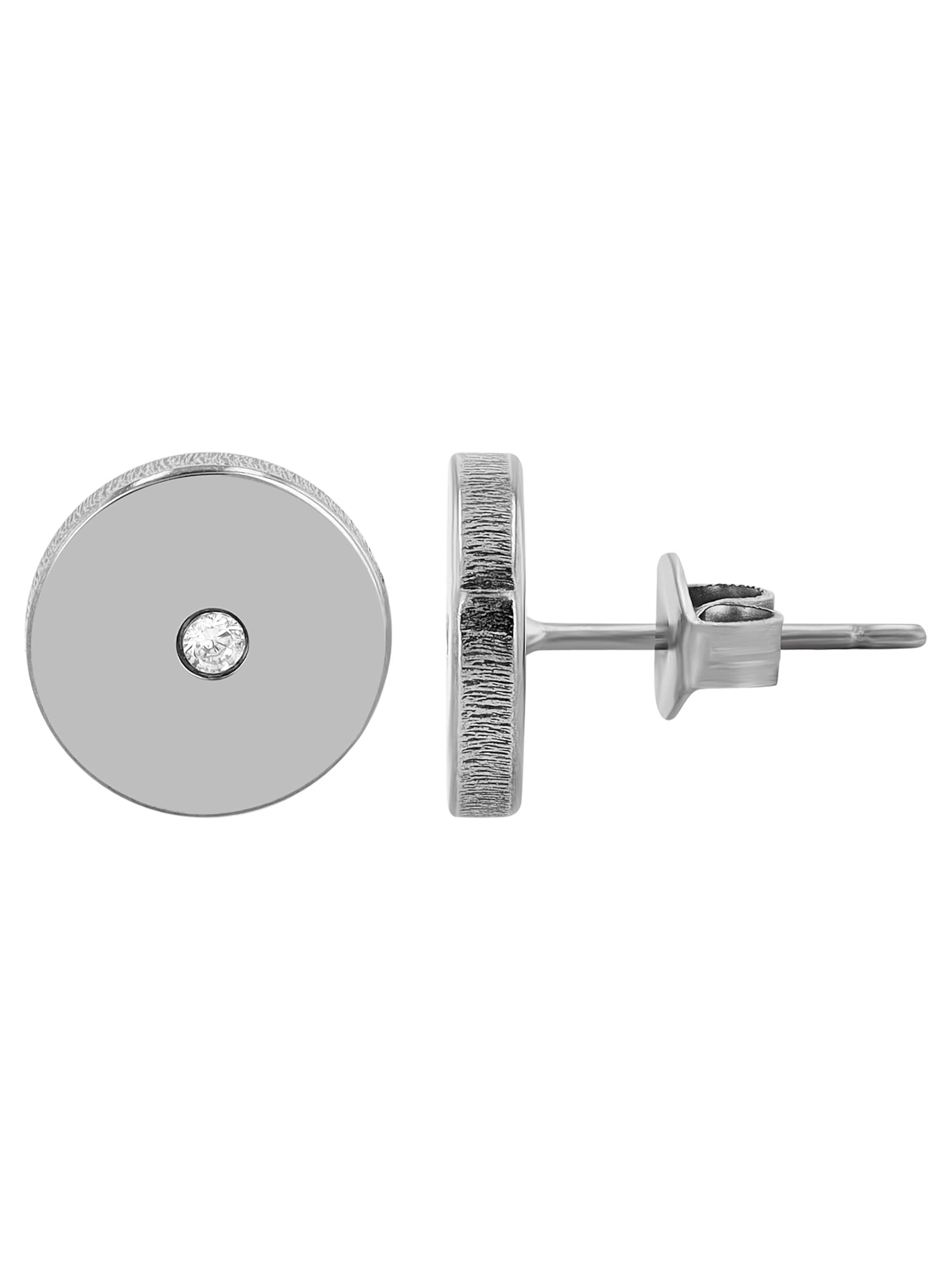 Akzent Ohrringe 'Amira, langlebig'‌‌‌‌‌‌‌ in Silber
