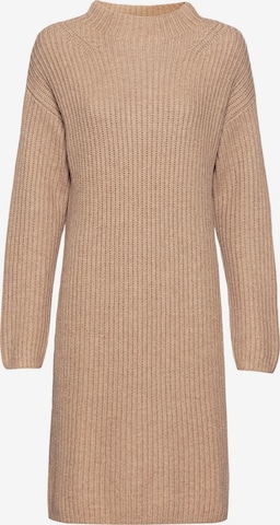 CAMEL ACTIVE Knitted dress in Beige: front