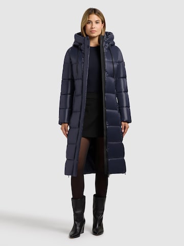 khujo Wintermantel 'Willa' in Blauw