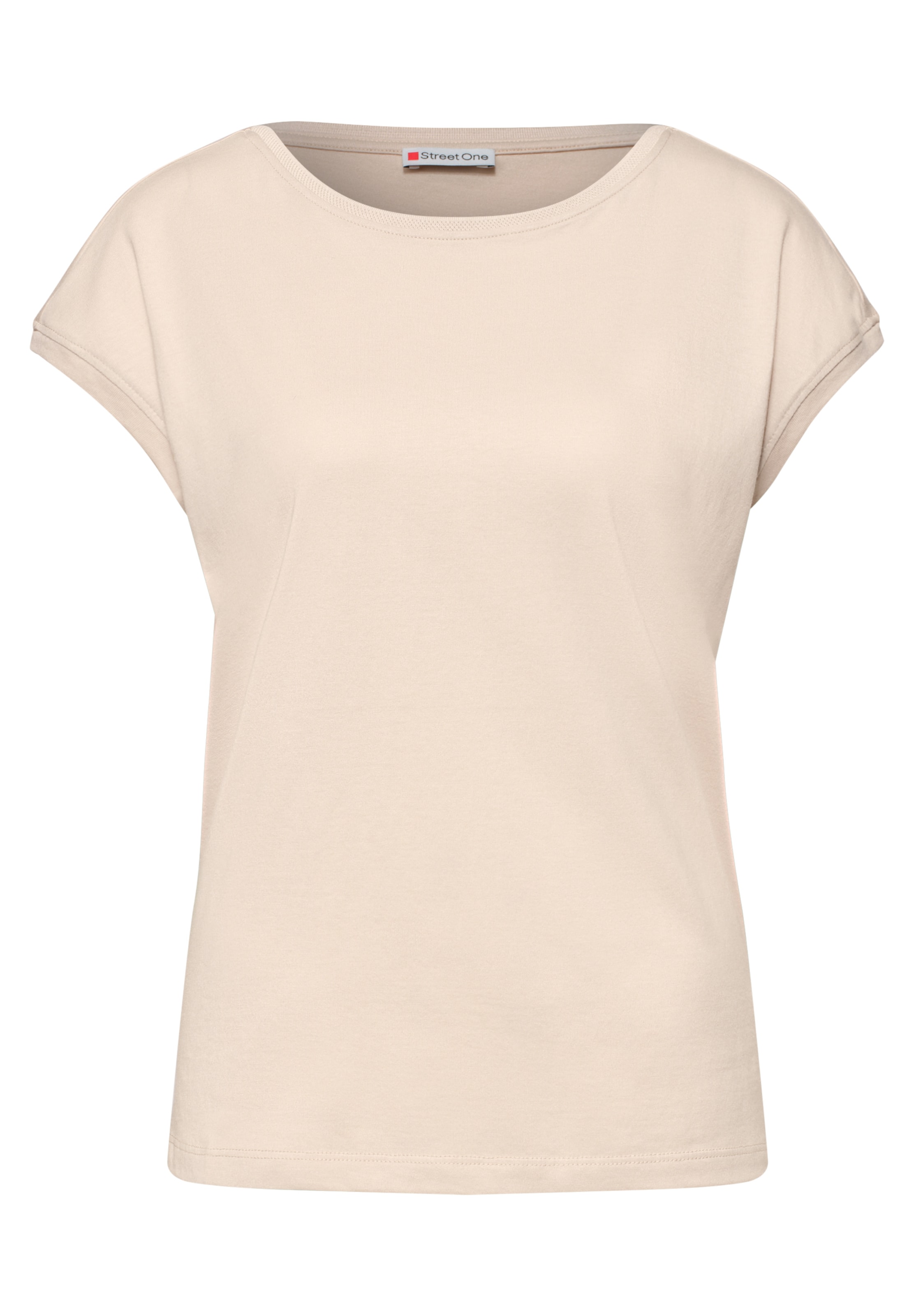 STREET ONE T-Shirt in Beige: Vorderseite
