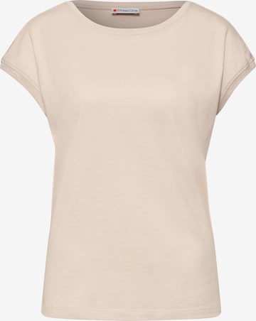 STREET ONE T-Shirt in Beige: Vorderseite