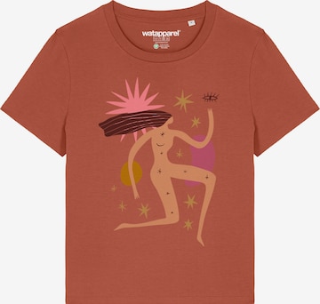 Watapparel T-Shirt 'Love And Flex' in Rot: Vorderseite