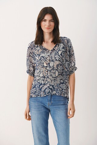 Part Two Blouse 'Popsy' in Blauw