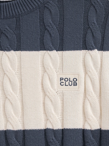 Polo Club Pullover in Blau