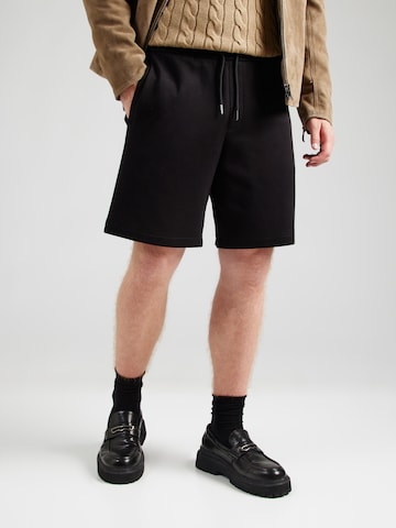 Regular Pantalon ARMANI EXCHANGE en noir : devant