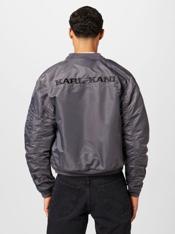 Karl Kani Between-Season Jacket 'KM231-018-1 KK Chest Retro' in Grey