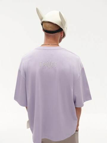 Smiles Shirt 'Lino' in Purple