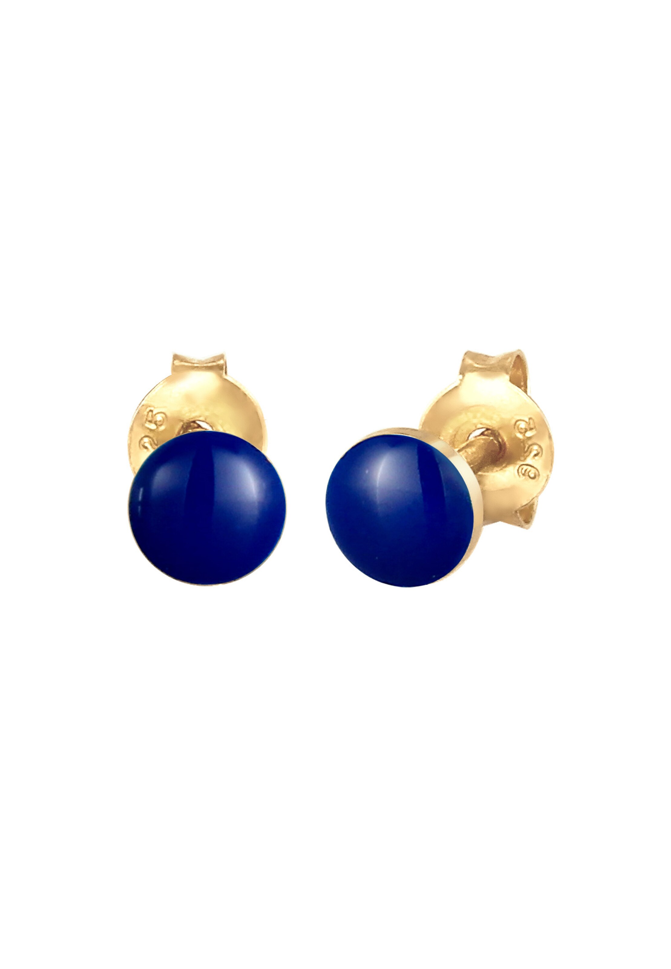 ELLI Earrings 'Geo, Kreis' in Blue: front