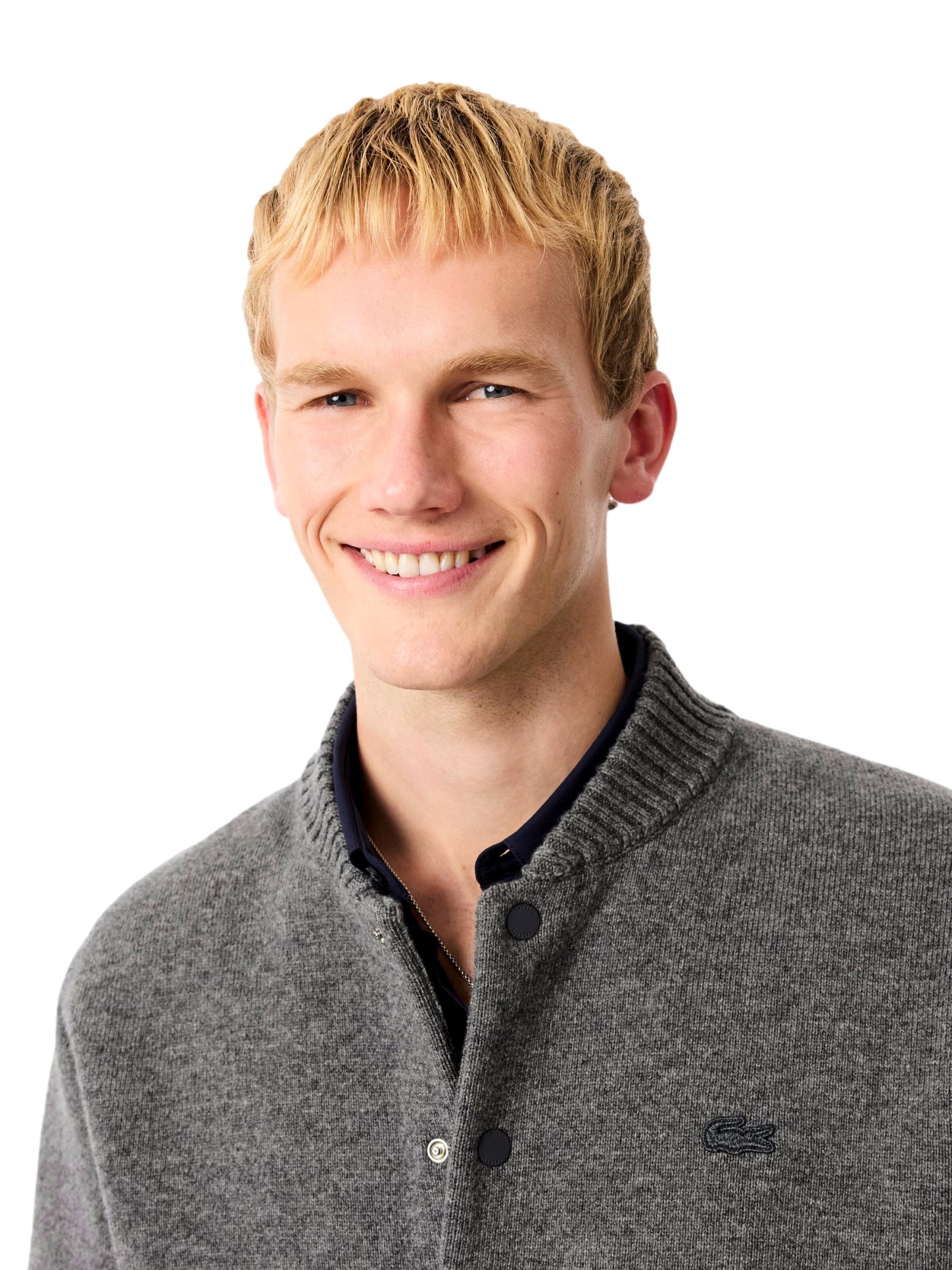 LACOSTE Jacke in Grau