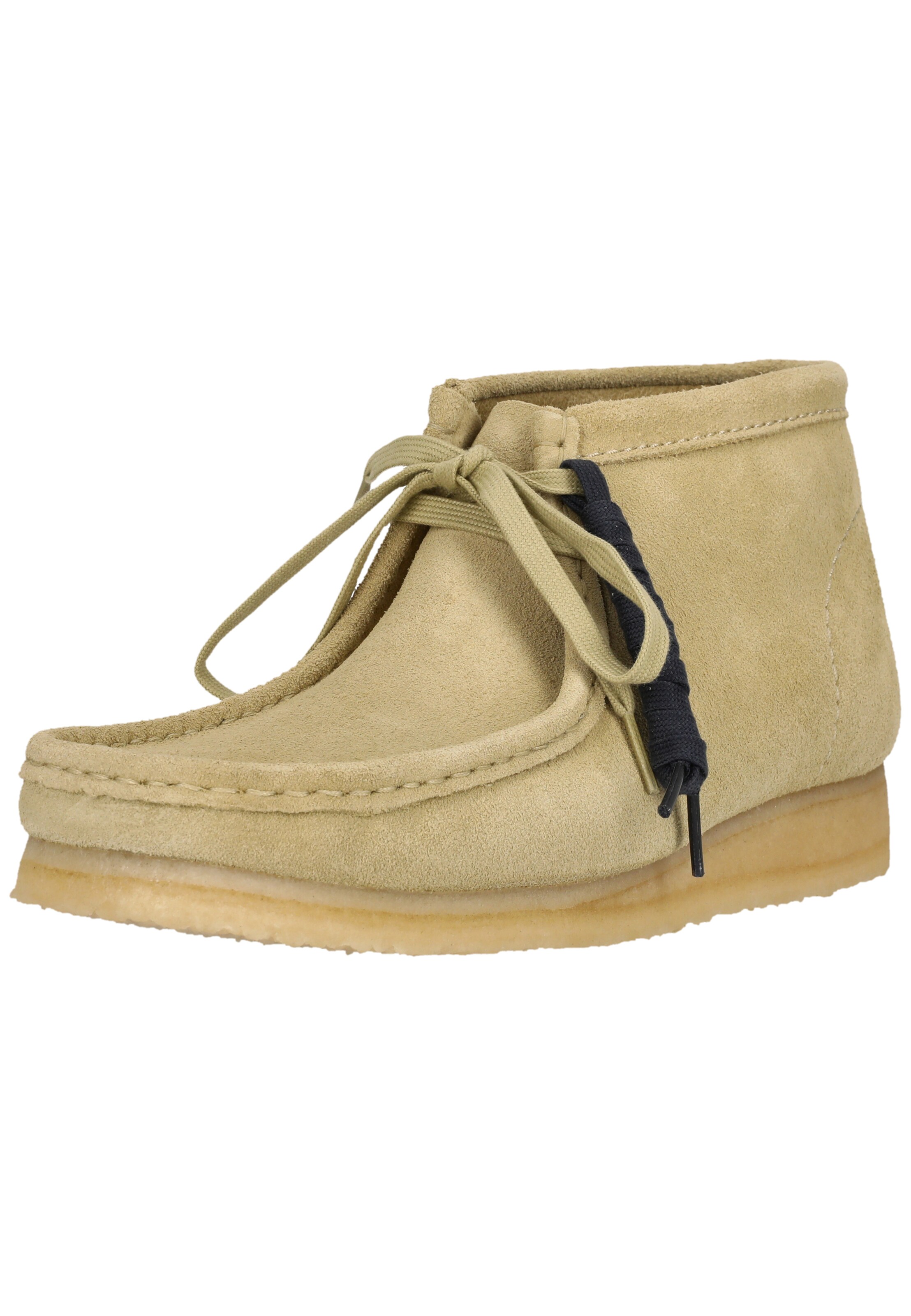 CLARKS Schnürschuhe 'Wallabee Boot' in Beige: Vorderseite