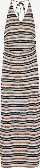 Pull&Bear Úpletové šaty - režná / tmavě zelená / oranžová / černá, Produkt