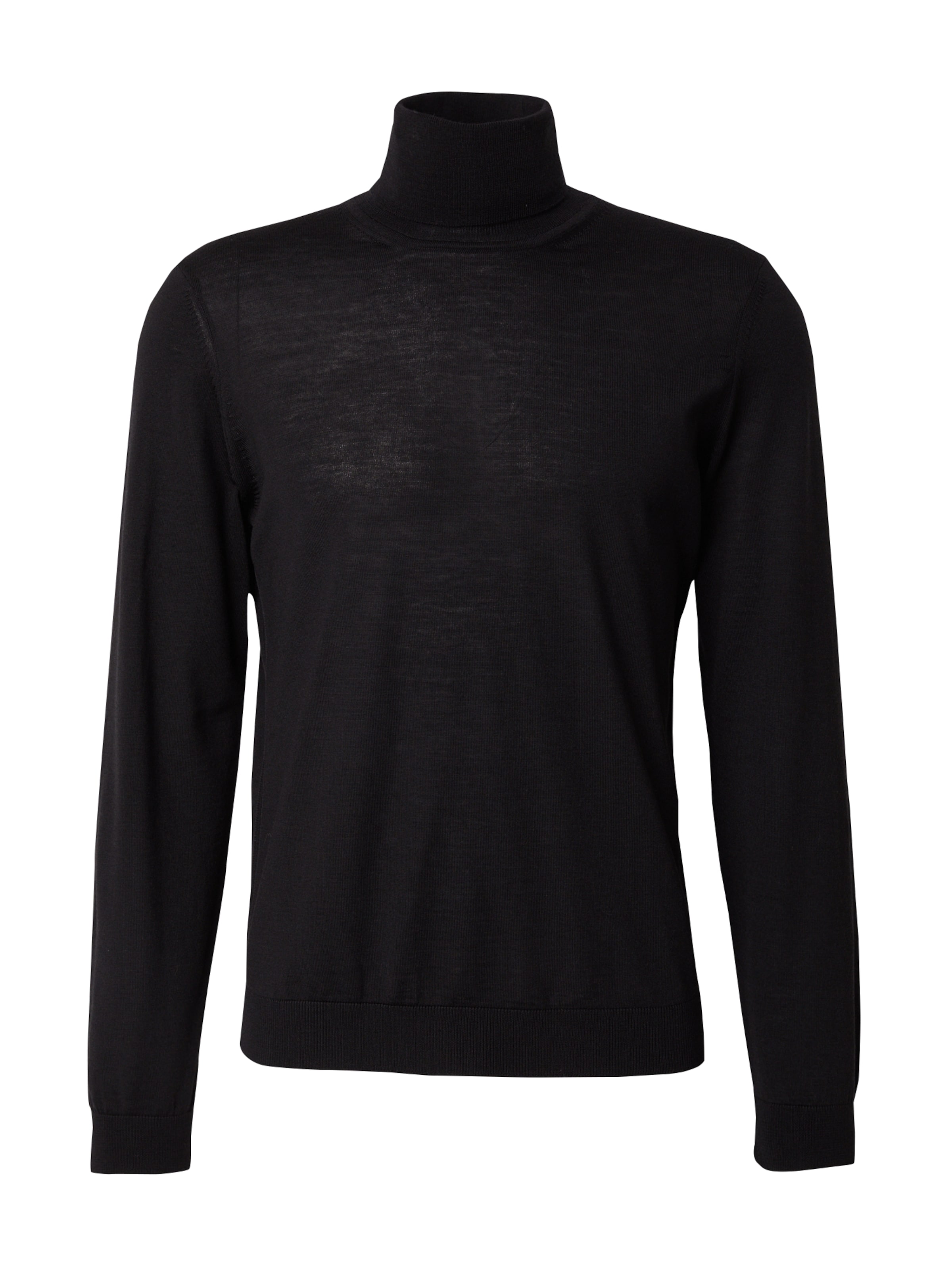 BOSS Sweater 'Musso' in Black: front
