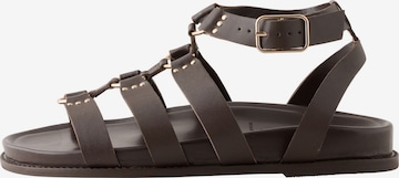 Next Босоножки с ремешком 'Forever Comfort' в Коричневый: спереди