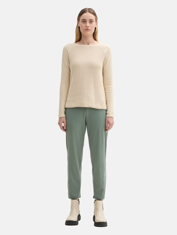 TOM TAILOR Loosefit Byxa i grön