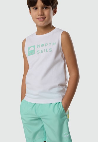 T-Shirt North Sails en blanc : devant