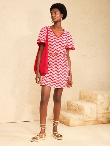 love & roses Kleid in Rot