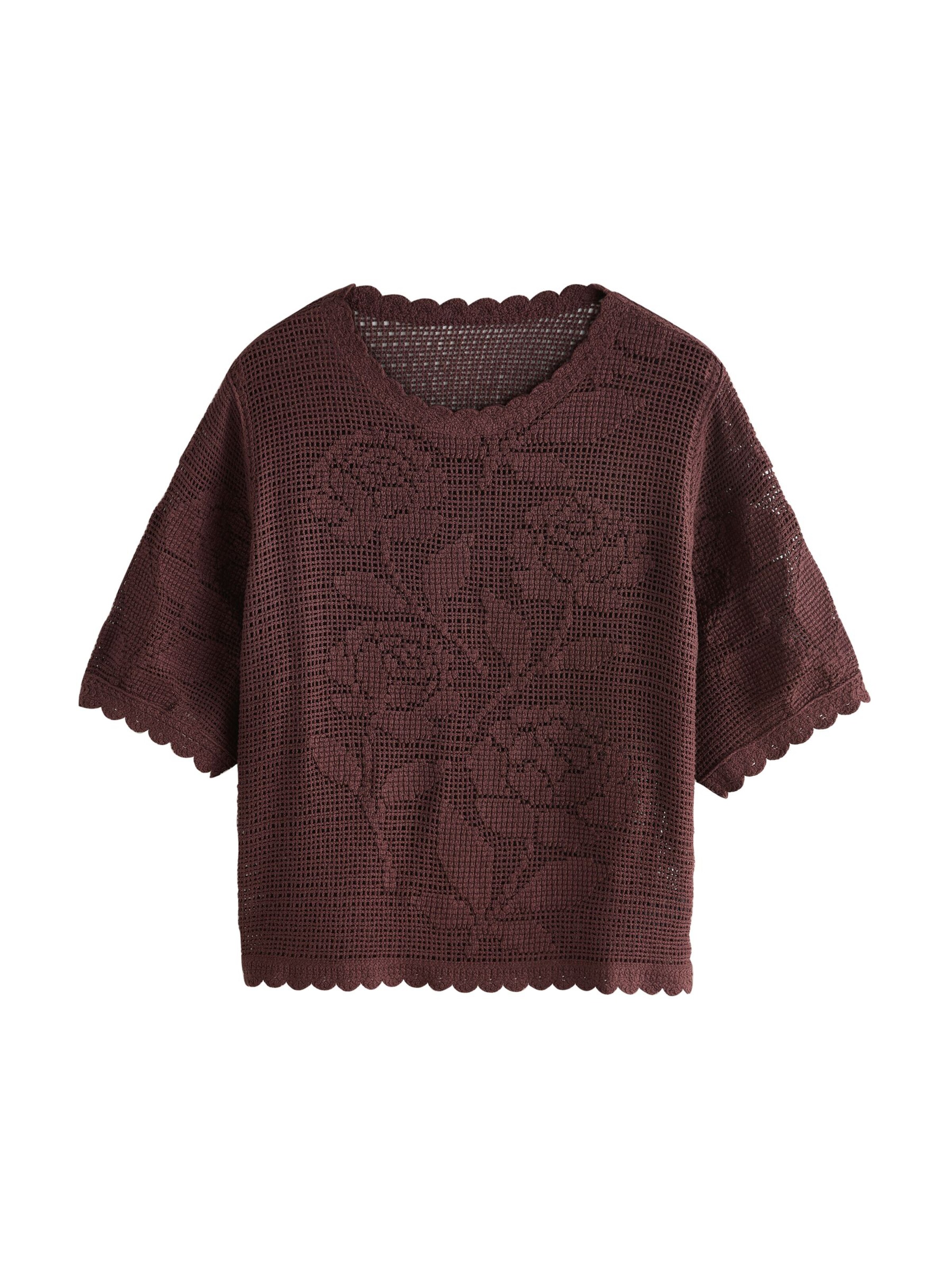 Next Póló - barna: elől