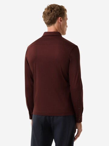 BOGNER Slim Fit Hemd 'Franz' in Rot