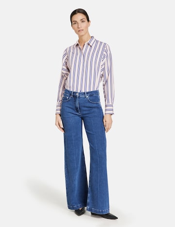 GERRY WEBER Wide leg Jeans 'MIR꞉JA' in Blauw