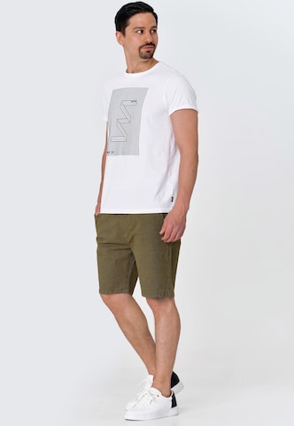 INDICODE JEANS Regular Chino 'Granby' in Groen