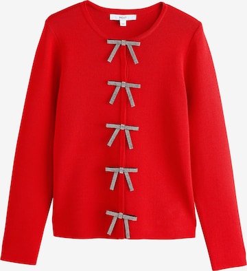 Next Strickjacke in Rot: Vorderseite