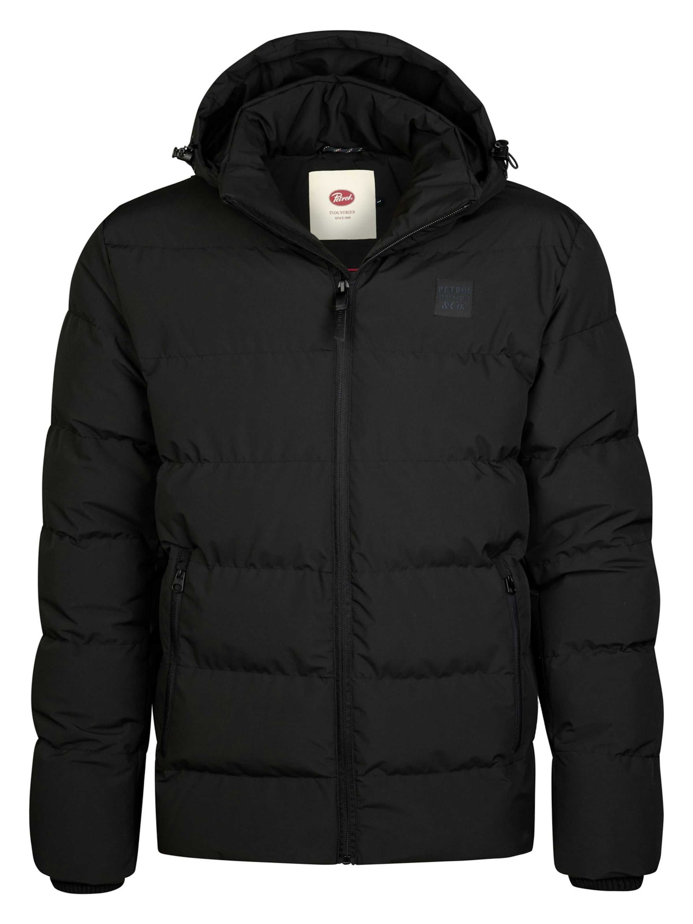 Veste d’hiver Petrol Industries en noir : devant