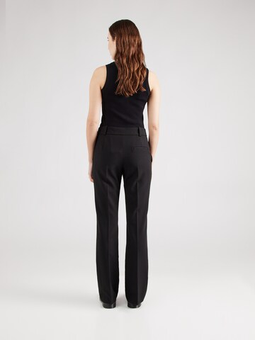 Wide Leg Pantalon à plis 'Hovani' HUGO en noir
