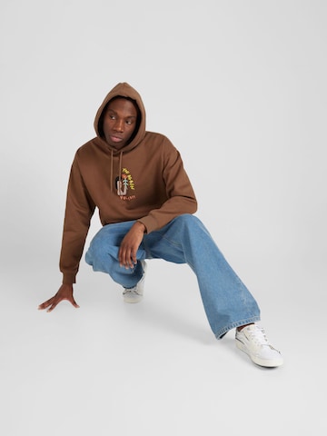 Volcom Sweatshirt 'ARTHUR' in Brown