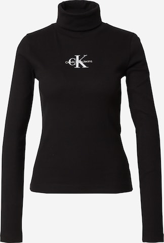 Calvin Klein Jeans Shirt in Zwart: voorkant