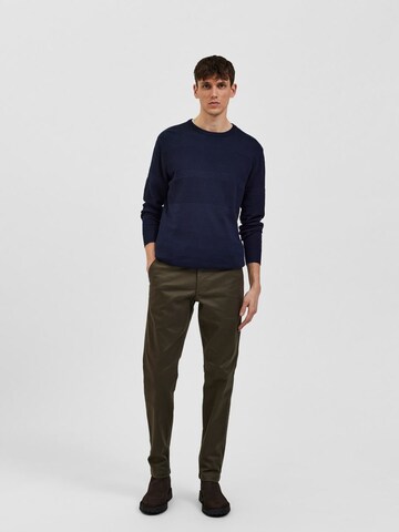 SELECTED HOMME Обычный Брюки-чинос 'Buckley' в Зеленый