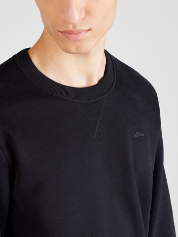 s.Oliver Sweatshirt in Black