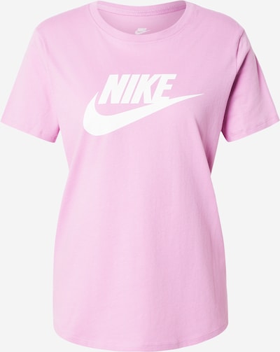 Marškinėliai 'Essential' iš Nike Sportswear, spalva – purpurinė / balta, Prekių apžvalga