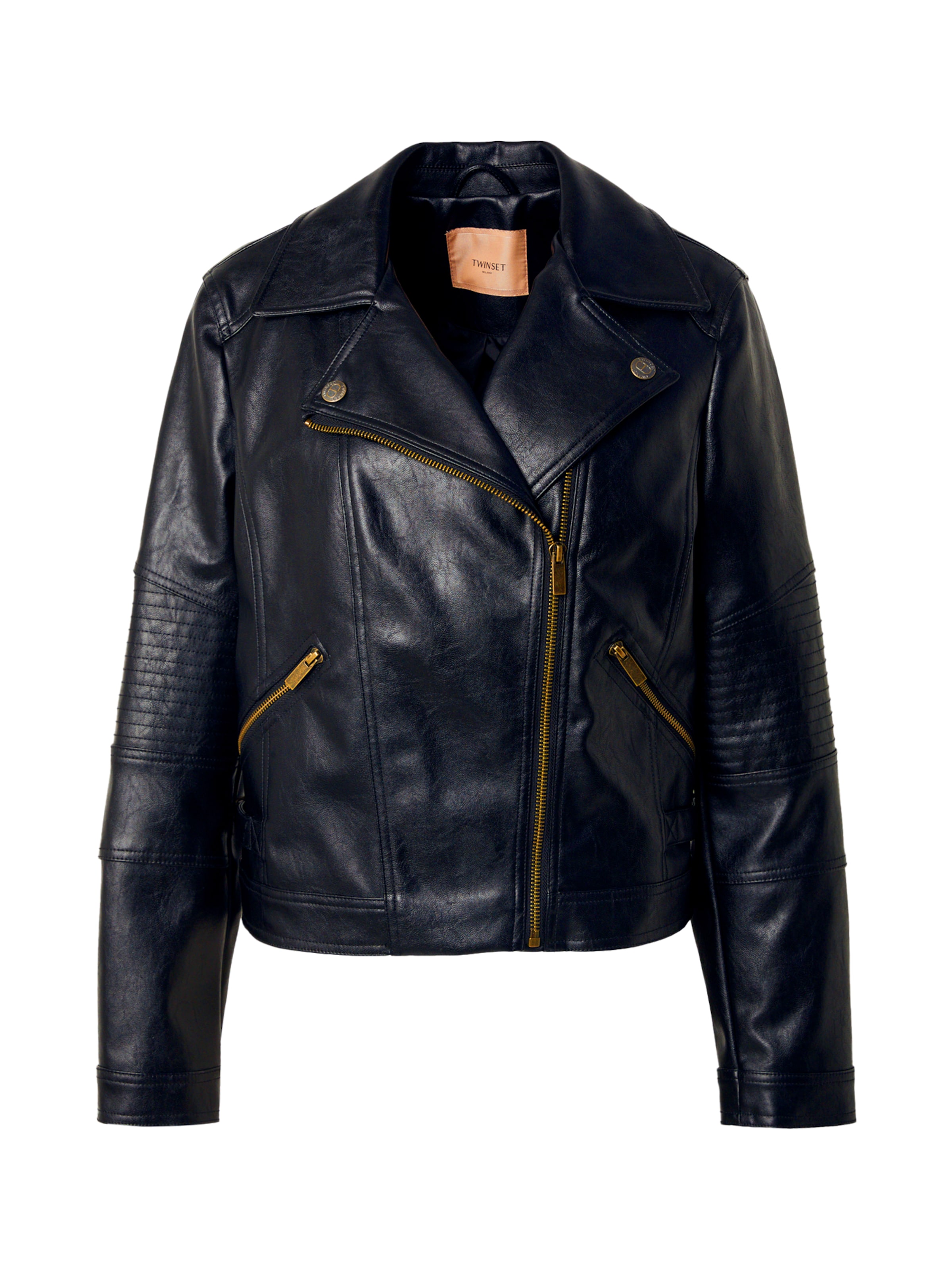 Veste mi-saison Twinset en noir : devant