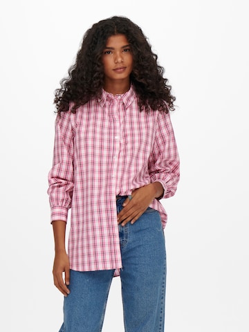 ONLY Bluse 'Lora' i rosa: forside